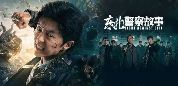11k影院海报墙侧景：松石绿灯箱与铜棕木质夹片